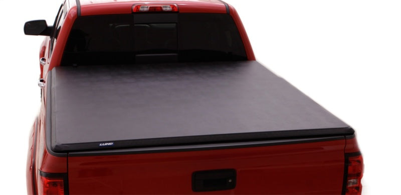 Lund 09-17 Dodge Ram 1500 Fleetside (5.7ft. Bed) Hard Fold Tonneau Cover - Black