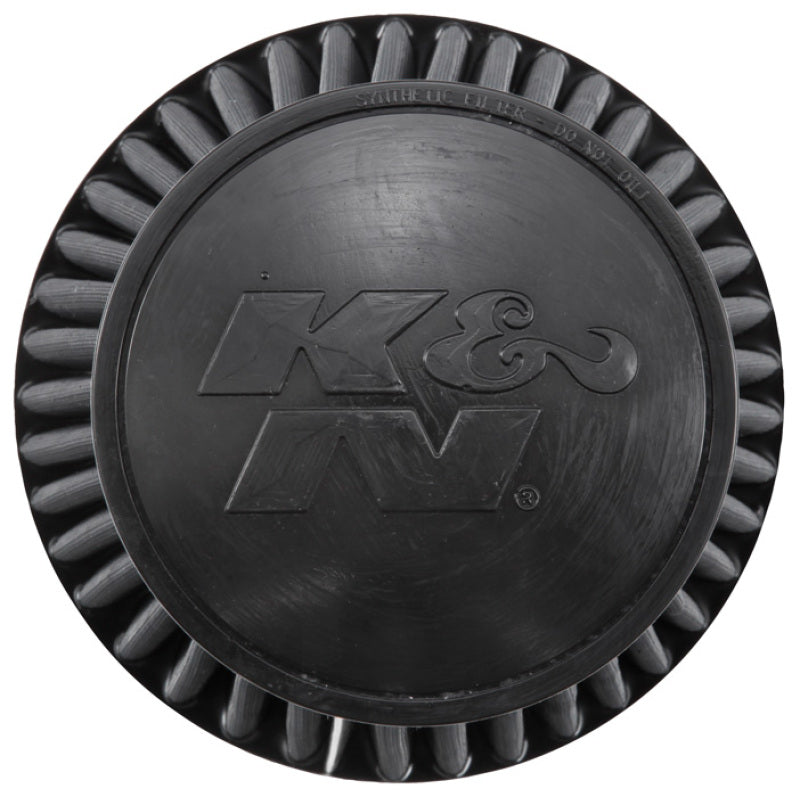 K&amp;N Universal Rubber Filter Round Tapered 6in Flange ID x 7.5in Base OD x 5.25in Top OD x 8in Height