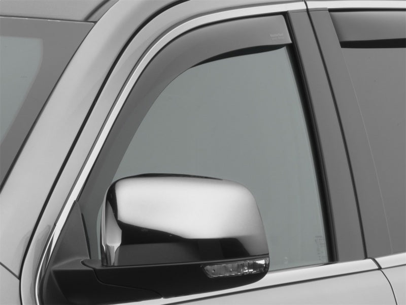 WeatherTech 11+ Jeep Grand Cherokee Front Side Window Deflectors - Dark Smoke