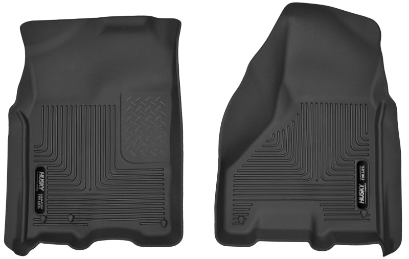 Husky Liners 12-13 Dodge Ram 1500/ 12 2500 &amp; 3500 X-Act Contour Black Front Floor Liners