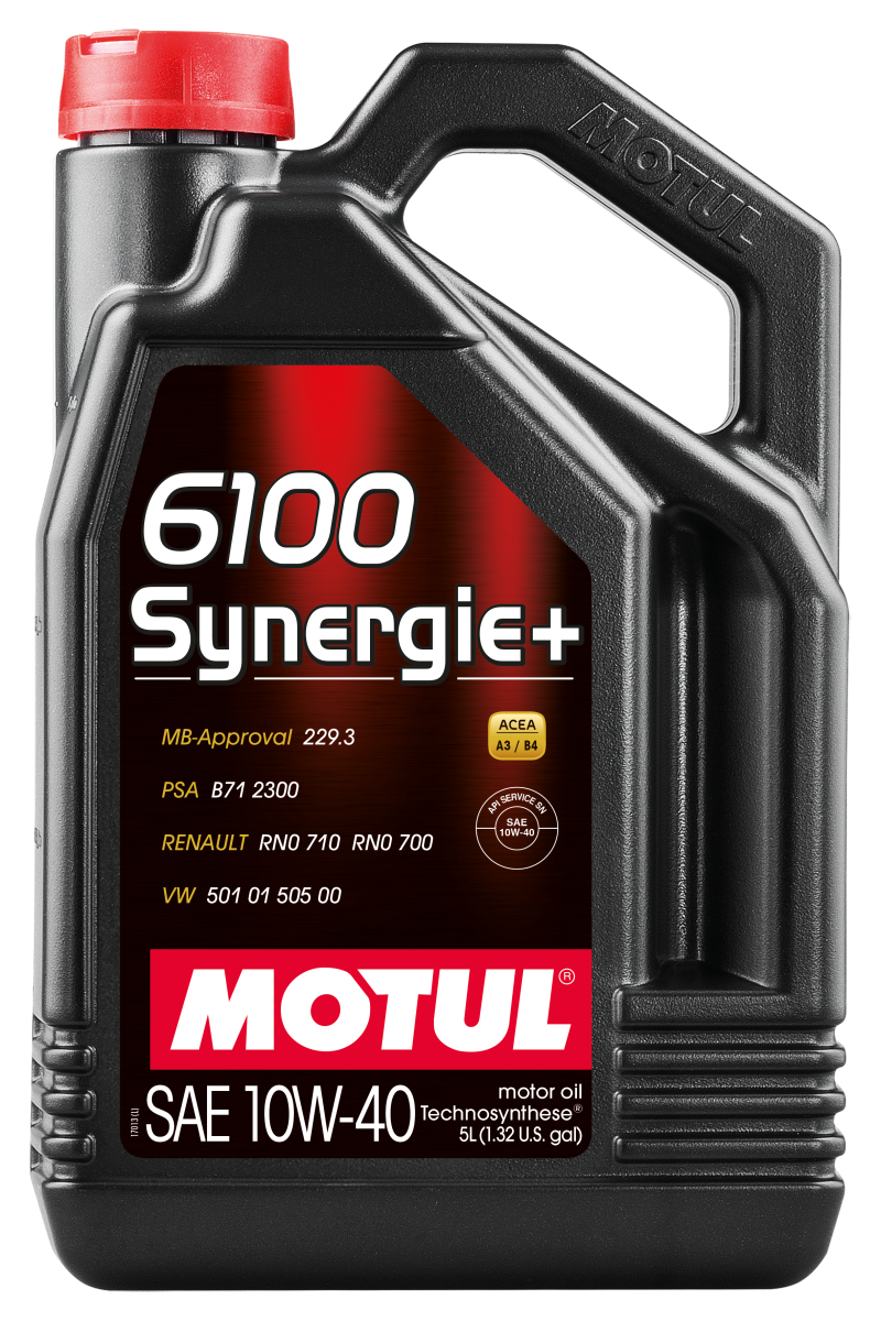 Motul 5L Technosynthese Engine Oil 6100 SYNERGIE+ 10W40 4X5L
