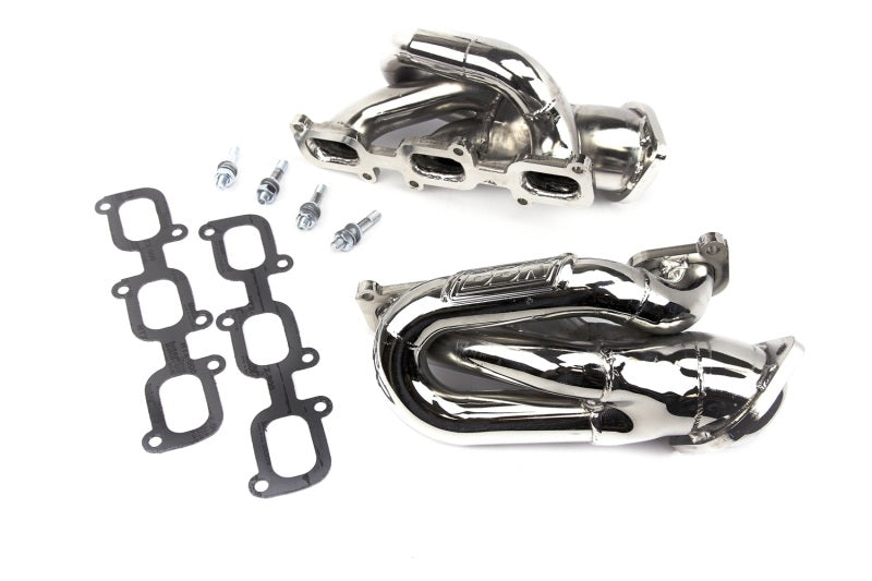 BBK 11-15 Ford Mustang 3.7L Shorty Tuned Length Headers - 1-5/8 Silver Ceramic (CARB EO 11-14 Only)