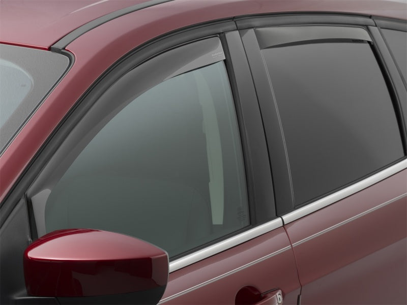 WeatherTech 13+ Ford Escape Front and Rear Side Window Deflectors - Dark Smoke