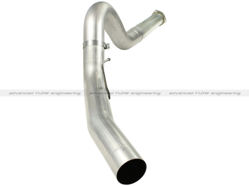 aFe MACHForce XP 5in DPF-Back Stainless Steel Exh Sys, No tip,Ford Diesel Trucks 11-14 V8-6.7L