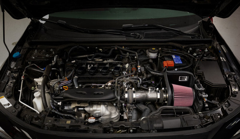 K&amp;N 2022 Honda Civic 1.5L Turbo L4 Silver Typhoon Intake
