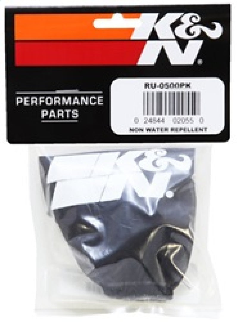 K&amp;N Precharger Air Filter Wrap Black 4in Height 3.5in Inside Diameter