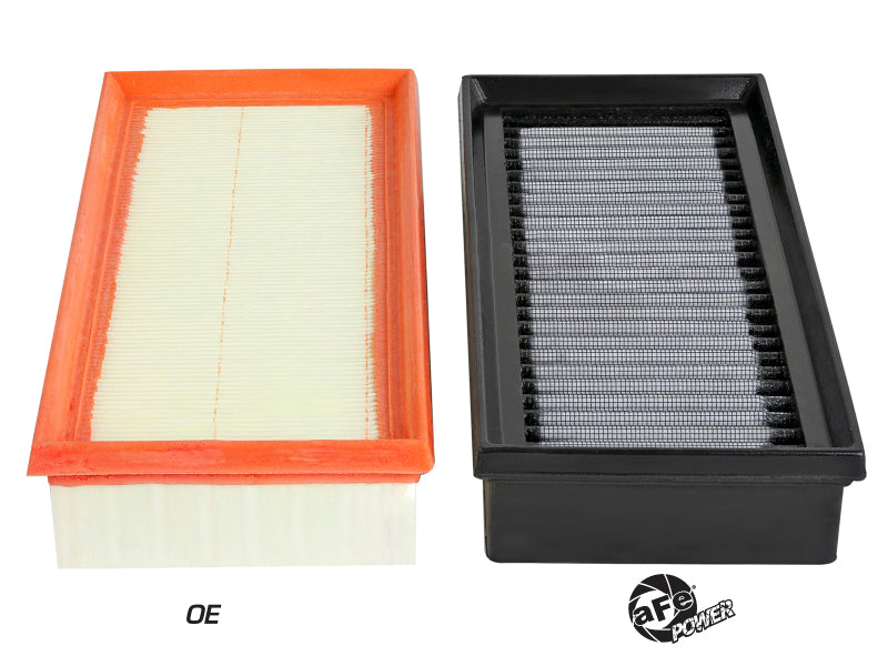 aFe Magnum FLOW Pro DRY S OE Replacement Filter 15-19 Mercedes C63 AMG 4.0L TT (Pair)