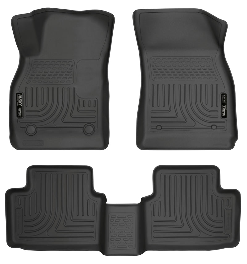 Husky Liners 13 Chevy Malibu WeatherBeater Black Front &amp; 2nd Seat Floor Liners