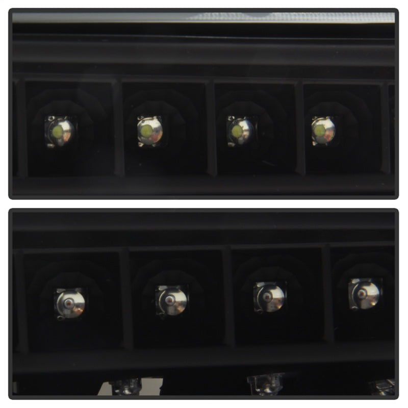 xTune GMC Sierra 99-06 /Yukon 00-06 Headlights &amp; LED Bumper Lights - Black HD-JH-GS99-LED-SET-BK