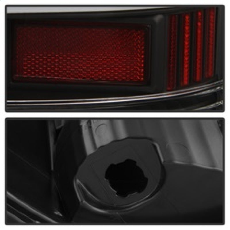 xTune 13-18 Dodge Ram 1500 LED Tail Lights - Black (ALT-ON-DRAM13V2-LBLED-BK)