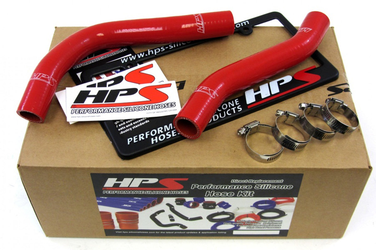 HPS Red Reinforced Silicone Radiator Hose Kit Coolant for Honda 11-16 CRZ