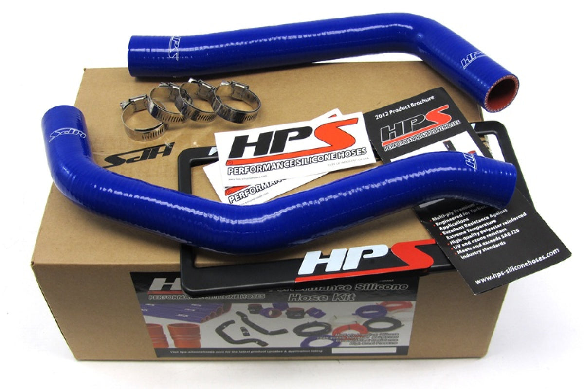 HPS Blue Reinforced Silicone Radiator Hose Kit Coolant for Toyota 07-14 FJ Cruiser