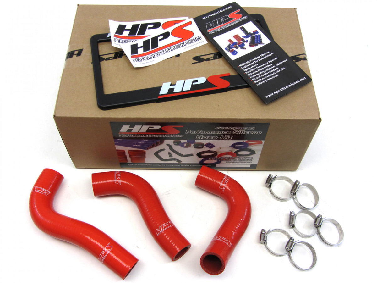 HPS Red Reinforced Silicone Radiator Hose Kit Coolant for Mazda 94-97 Miata